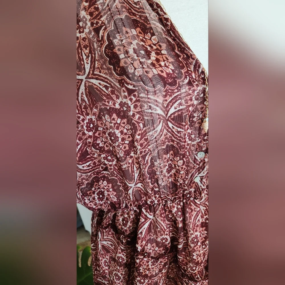 Zara Printed Mini Dress - Picture 10 of 12